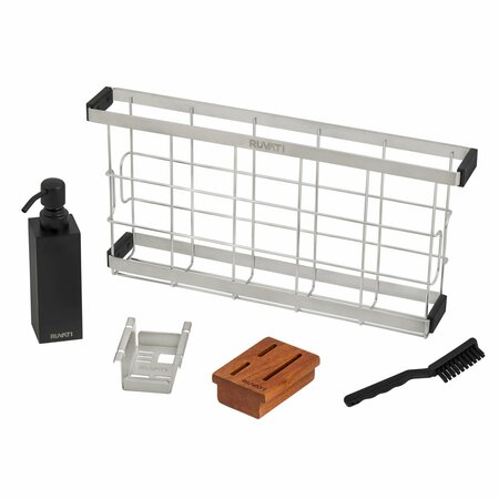 RUVATI Multi-function Workstation Organizer and Caddy with Soap Dispenser and Knife Block RVA1580